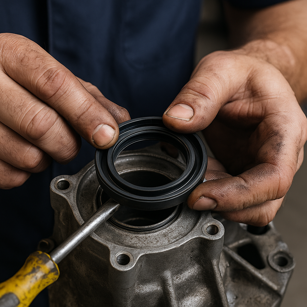 Como é feita a instalação correta de um anel retentor?